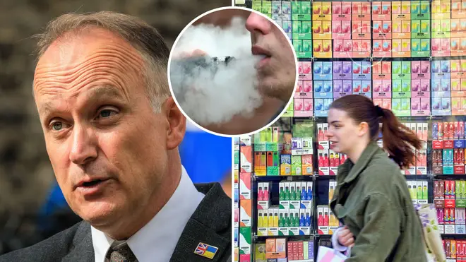 The Tory MP has said more needs to be done to discourage youngsters from vaping.
