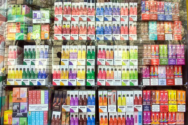 The MP said the packaging makes vapes seem like 'sweeties on shelves'.