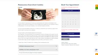 The website for London Private Ultrasound