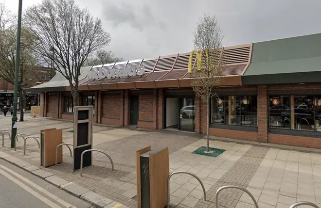 The McDonald's was shut for 10 days