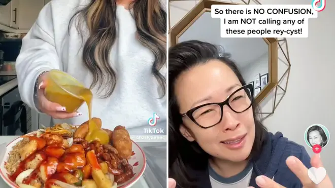 Prominent US TikTok star Soogia, who has amassed over 1.7 million followers on the platform, highlighted the influx of British content, noting not only the odd selection of food Brits consider 'Chinese' but also the lack of the word 'takeaway'.