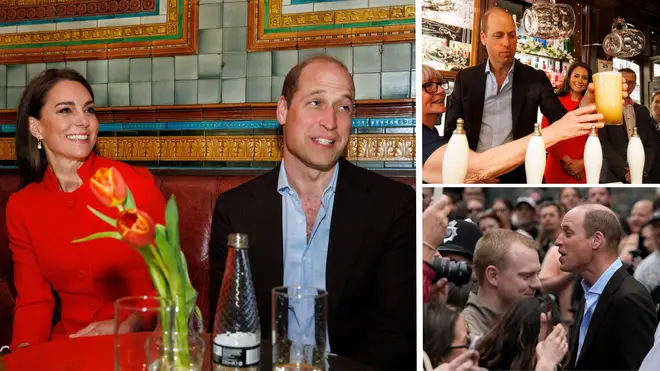 Prince William spoke to royal fans during a pub trip