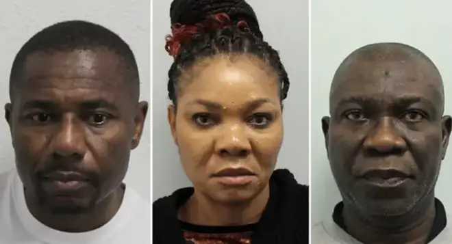Ike Ekweremadu, 60 (right), his wife Beatrice, 56, and Dr Obinna Obeta, 50, have been jailed