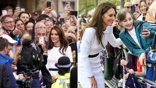 Kate surprised Royal fans waiting on The Mall