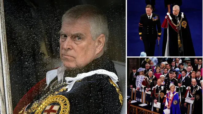 Prince Andrew booed by crowds as royal arrives at Coronation in full regalia - despite being stripped of his royal patronages