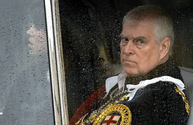 Prince Andrew booed by crowds as royal arrives at Coronation in full regalia - despite being stripped of his royal patronages