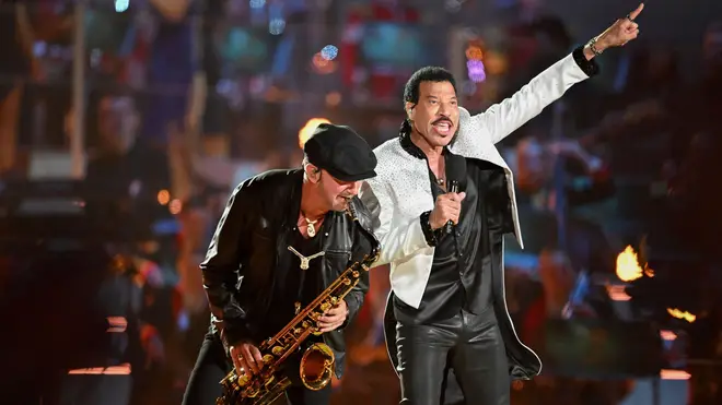 Lionel Richie performs during the concert at Windsor Castle in Windsor