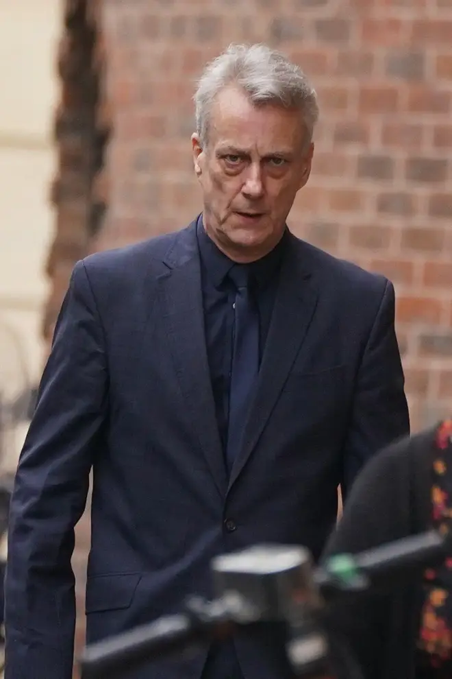 Stephen Tompkinson arrives at Newcastle Crown Court