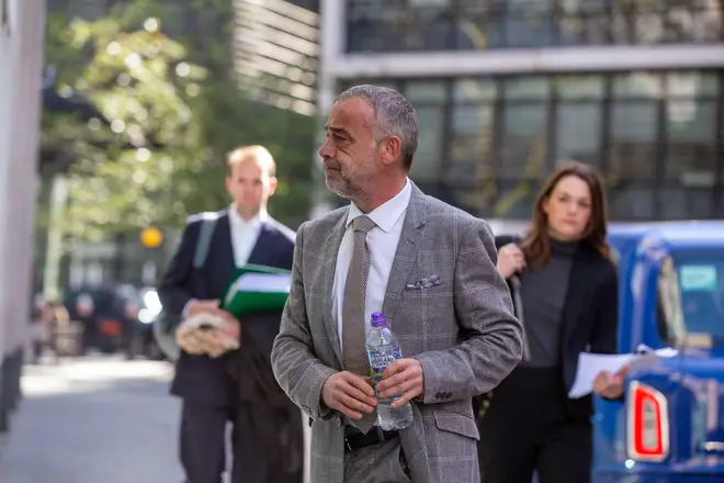 Actor Michael Le Vell was present for today's hearing