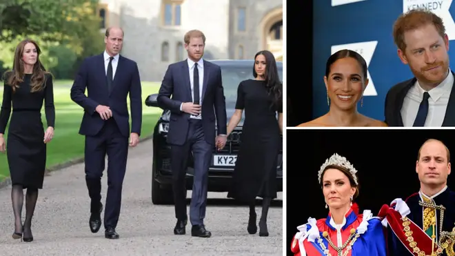 Prince Harry and Meghan Markle&squot;s rift with "furious" Prince William and Kate Middleton is "never really going to be healed", a royal author has claimed.