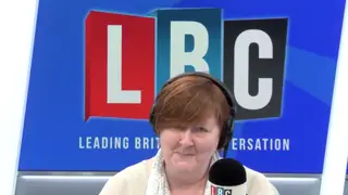 The two callers argued over Boris Johnson's Conservative values.