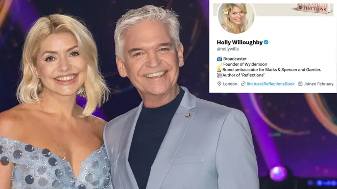 Holly Willoughby has removed references to This Morning co-presenter Phillip Schofield