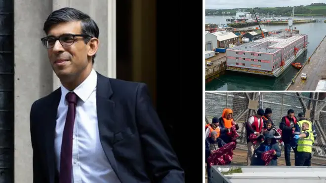 Rishi Sunak has vowed to secure as many barges as necessary to house migrants