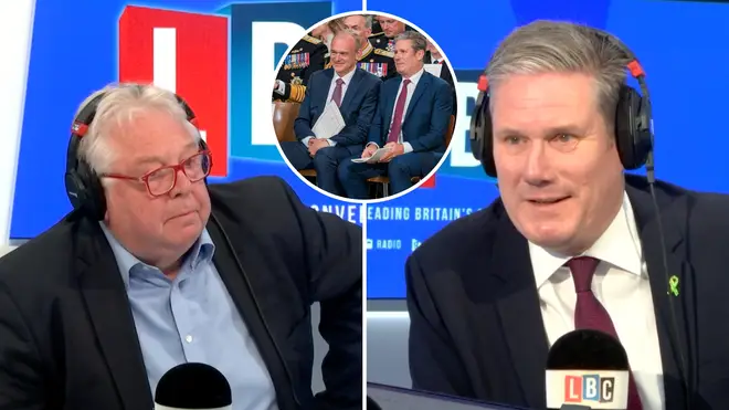 Sir Keir Starmer refused to say seven times whether he would look to form a coalition deal with the Lib Dems if Labour fail to win an overall majority at the next general election.