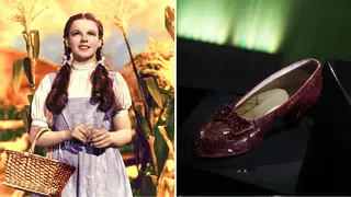 Judy Garland's famed ruby red slippers were stolen and Terry Martin has been charged over their theft