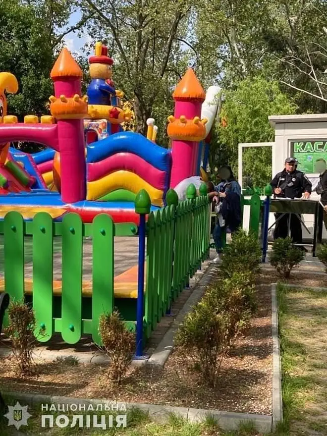 Ukrainian Police have said the 45-year-old owner of the bouncy castle was arrested following the incident and could face up to eight years in prison if convicted.