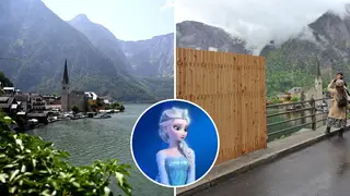 Picturesque Austrian town that inspired ‘Frozen’ erects fence to stop tourists taking selfies