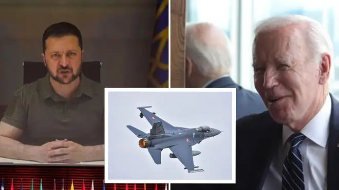 Joe Biden has backed plans for jet pilots for Ukraine