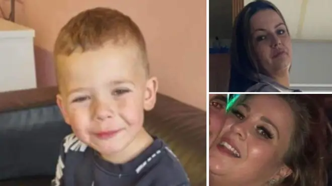 Four year old Keegan Fettis was Gemma Hobbins’ (top right) son.