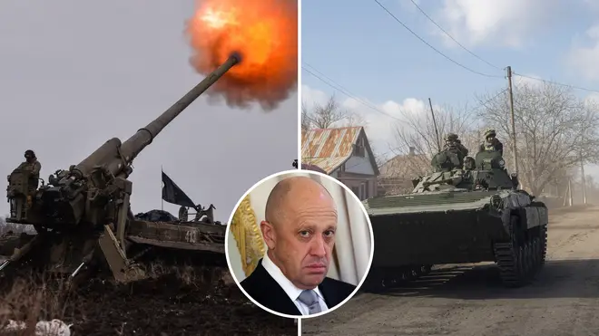 The head of the Russian mercenary group Wagner has said his forces have taken full control of the Ukrainian city of Bakhmut, following the conflict's longest battle, but Ukrainian officials deny the claim.