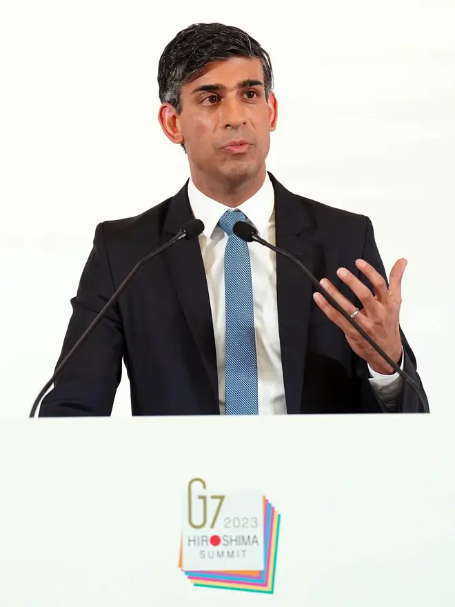 Rishi Sunak initially dodged questions about Ms Braverman