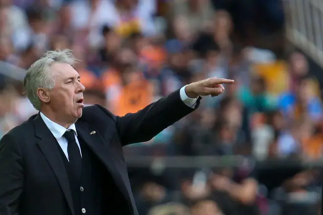 Real Madrid's head coach Carlo Ancelotti