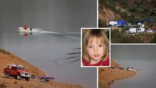 Madeleine McCann cops are searching an Algarve reservoir said to have been visited by Cristian Brueckner