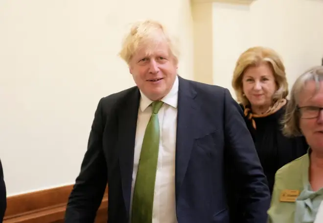 Boris Johnson's diary revealed Chequers visits, sources said