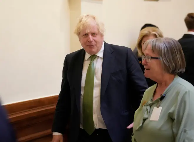Boris Johnson has hit out at claims about documents that will make up part of the Covid inquiry