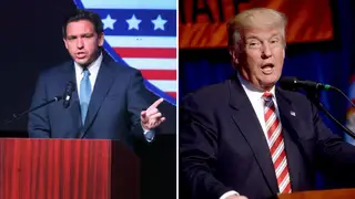 Ron DeSantis has entered the US presidential race, as he looks to take on rival Donald Trump for the Republican nomination.