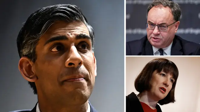Rishi Sunak and Andrew Bailey could still make decisions that could tip the UK into recession despite better than expected economic growth in the last quarter