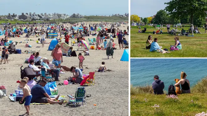 Sun-seekers were treated to the hottest day of the year so far on Sunday, but temperatures are expected to cool this week in some parts of the country.