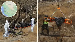Dozens of bags containing human body parts hauled from ravine in search for Mexico's missing