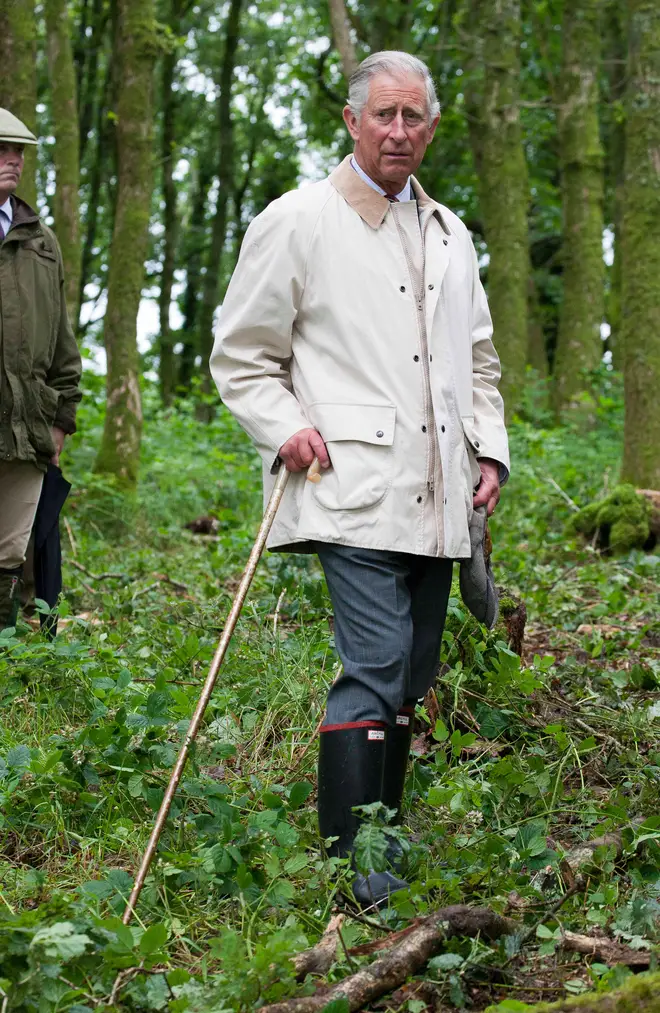 Charles on his Welsh estate