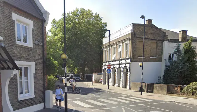 A cyclist was attacked after colliding with a girl on a zebra crossing in Hackney
