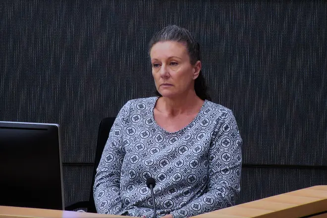 Kathleen Folbigg appears via video link during a convictions inquiry at the NSW Coroners Court, Sydney, Wednesday, May 1, 2019