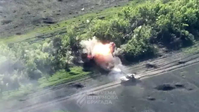 Footage of military operations have been released by both sides
