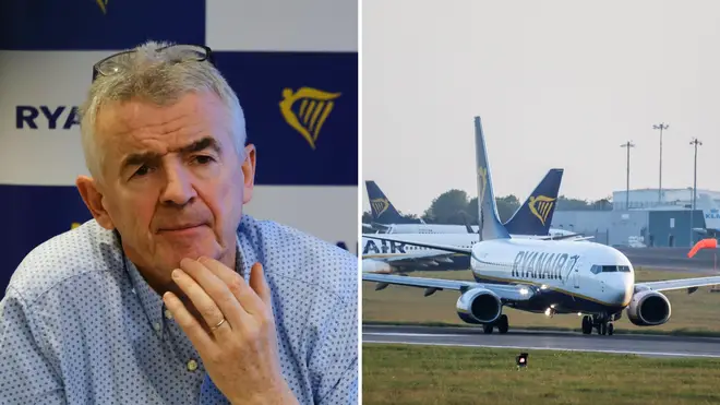 Ryanair boss Michael O'Leary said he's 'frustrated' by the level of cancellations due to the strike