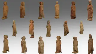 Clay figures found on Kynthos