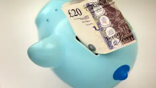 Money in a piggy bank