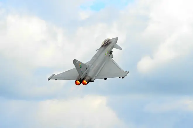 Typhoons are policing the skies around Nato airspace