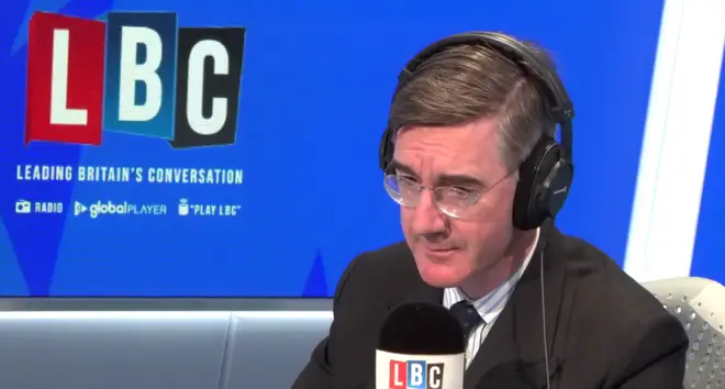 Jacob Rees-Mogg dismissed James's question