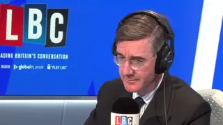 Jacob Rees-Mogg dismissed James's question