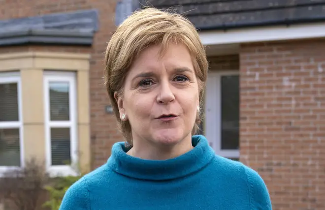 Nicola Sturgeon was arrested in the police investigation into the SNP's finances.