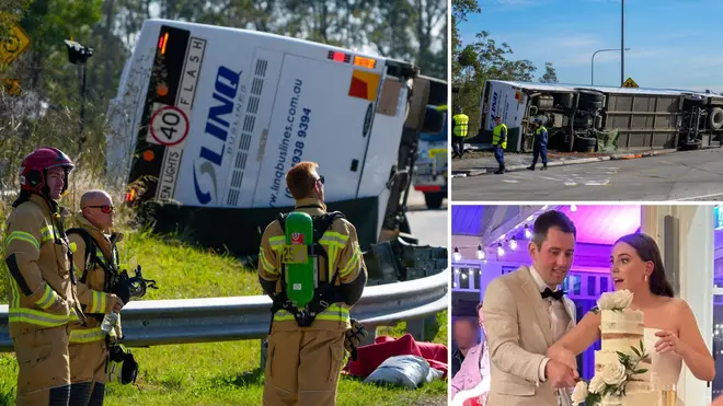 A total of 10 guests were killed in the crash after the "fairytale" wedding