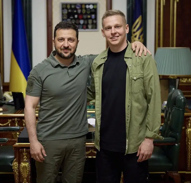 Oleksander Zinchenko met with the Ukrainian President