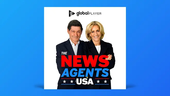 Listen and subscribe to The News Agents USA on Global Player