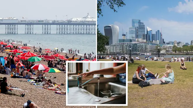 The Met Office announced a heatwave in parts of the UK.