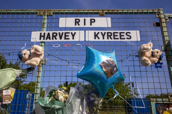 Tributes were left for the two teenagers after their death.