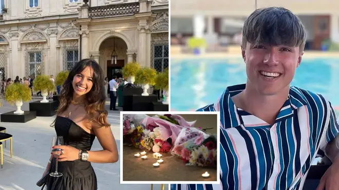 Two of the victims have been named as university students Barnaby Webber and Grace Kumar